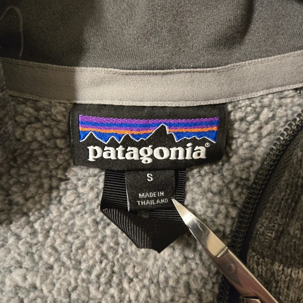 Patagonia Better Sweater 1/4 Zip Pullover Gray Size S